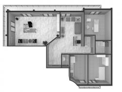 κάτοψη ασπρόμαυρη κάτοψη ασπρόμαυρη