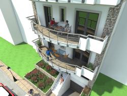 Τριώροφη Οικοδομή - Εύοσμος