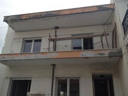 Όψη κατά τη διάρκεια εργασιών