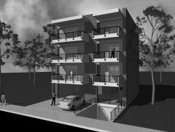 Τριώροφη Οικοδομή - Σίνδος