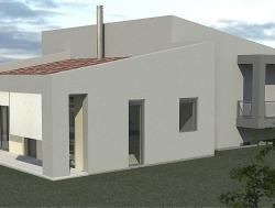 Ισόγεια Κατοικία - Τρίλοφος "Βορειοανατολική όψη" Ισόγεια Κατοικία - Τρίλοφος "Βορειοανατολική όψη"