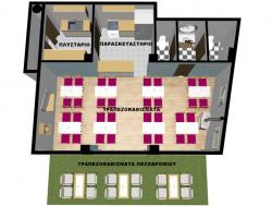 κάτοψη με χώρους κάτοψη με χώρους