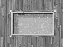 πισίνα ασπρόμαυρη