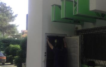 Κατασκευή εξωτερικού ανελκυστήρα - Πανόραμα